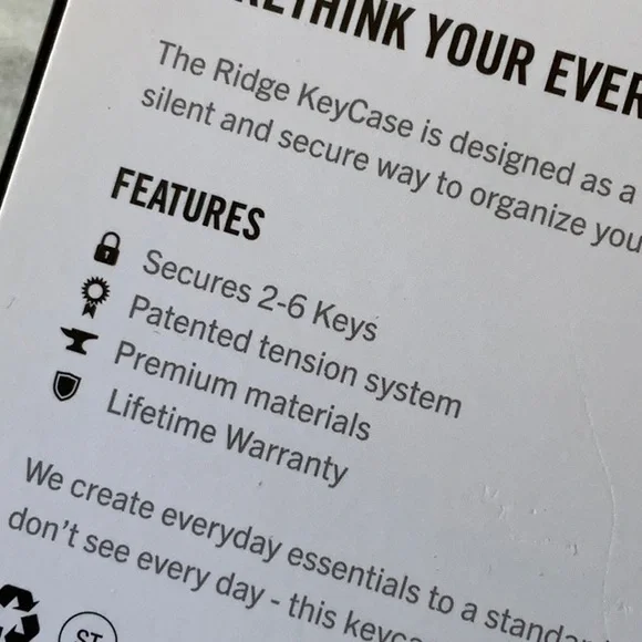 The Ridge KeyCase in Orange - Picture 4 of 10